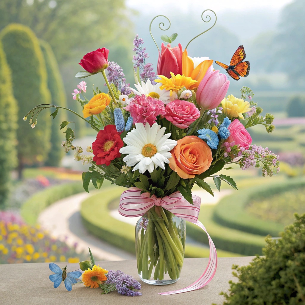 Delicate floral detail